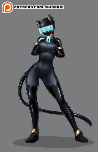 Sci-Fi Catgirl Drone Under Hypnotic Control