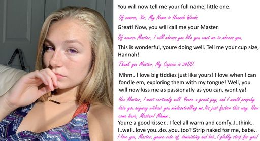 Hannah's Hypnotic Love Confession to Master